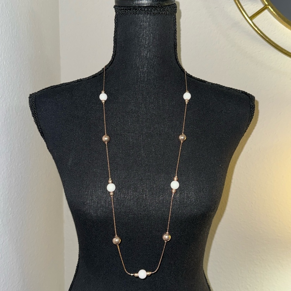 17in Bay Studio Rose Gold Necklace